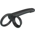PRETTY LOVE - DILLION DOUBLE PENETRATION DOUBLE COCK RING BLACK - Amore24
