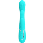 PRETTY LOVE - SHANIA TRIPLE RABBIT MULTIFUNCTION VIBRATOR 3 IN 1 BLUE - Amore24