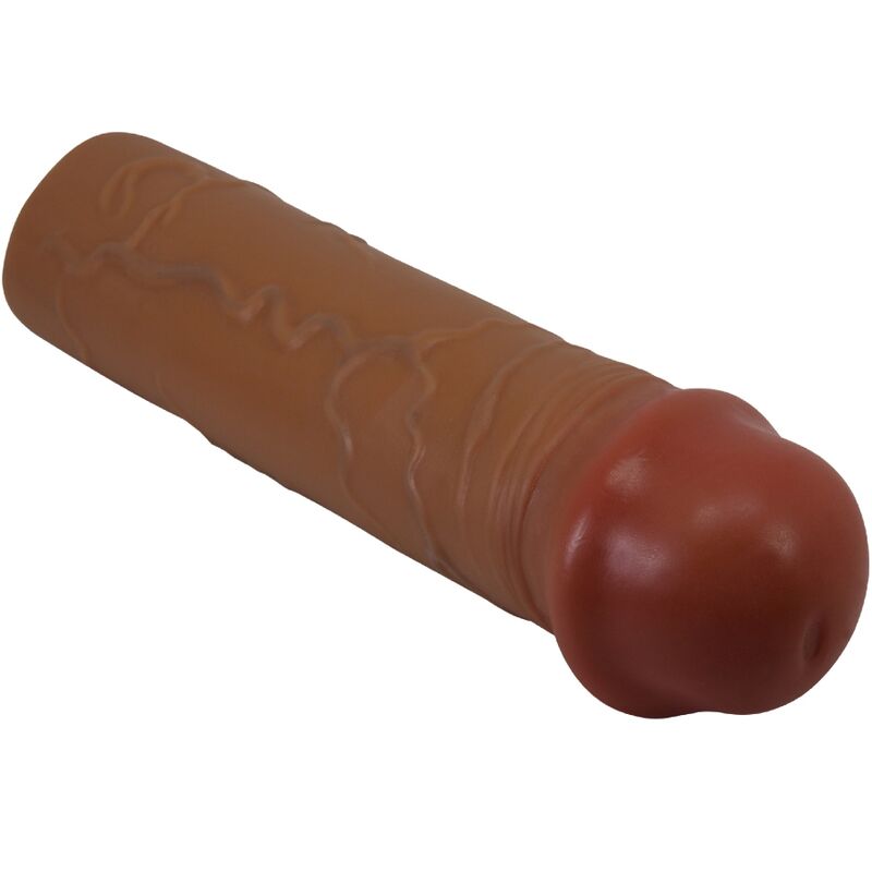 PRETTY LOVE - NILE PENIS SLEEVE WITH 2.5 CM EXTENSION MULATTO - Amore24