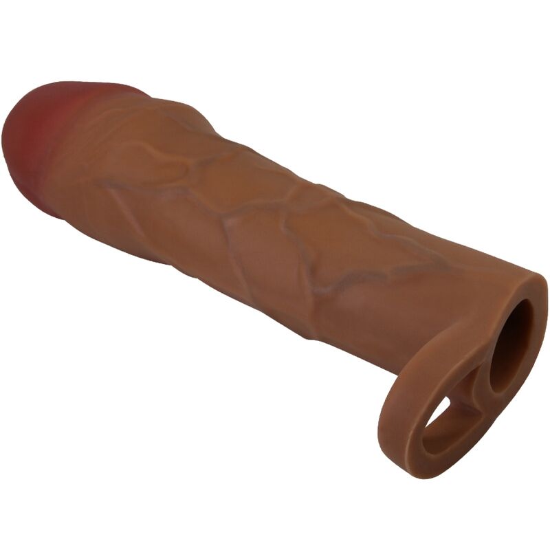 PRETTY LOVE - HANI PENIS SLEEVE WITH 5 CM EXTENSION MULATTO - Amore24