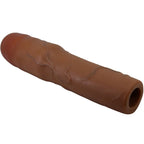 PRETTY LOVE - KYLIAN PENIS SLEEVE WITH 7.6 CM EXTENSION MULATTO - Amore24
