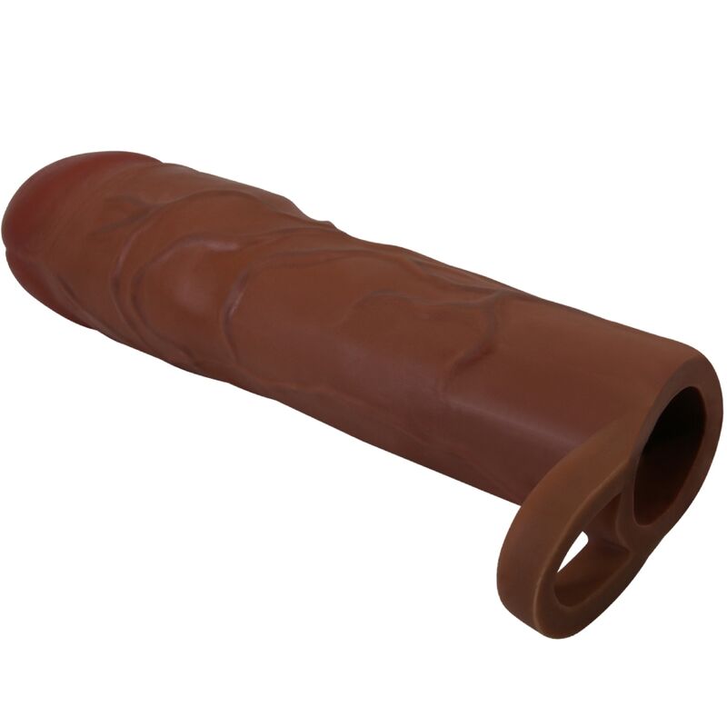 PRETTY LOVE - GERD PENIS SLEEVE WITH 7.6 CM EXTENSION MULATTO - Amore24