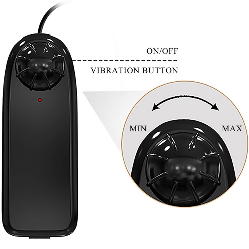 BAILE - CATOBLEPAS REALISTIC VIBRATOR 20.6 CM FLESH REMOTE CONTROL - Amore24