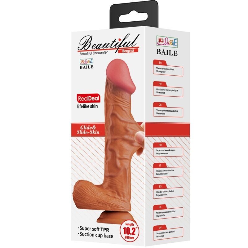 BAILE - BERGRISI REALISTIC DILDO 26 CM FLESH - Amore24