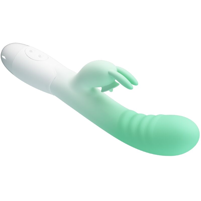 PRETTY LOVE - CERBERUS RABBIT VIBRATOR 3O VIBRATIONS GREEN - Amore24