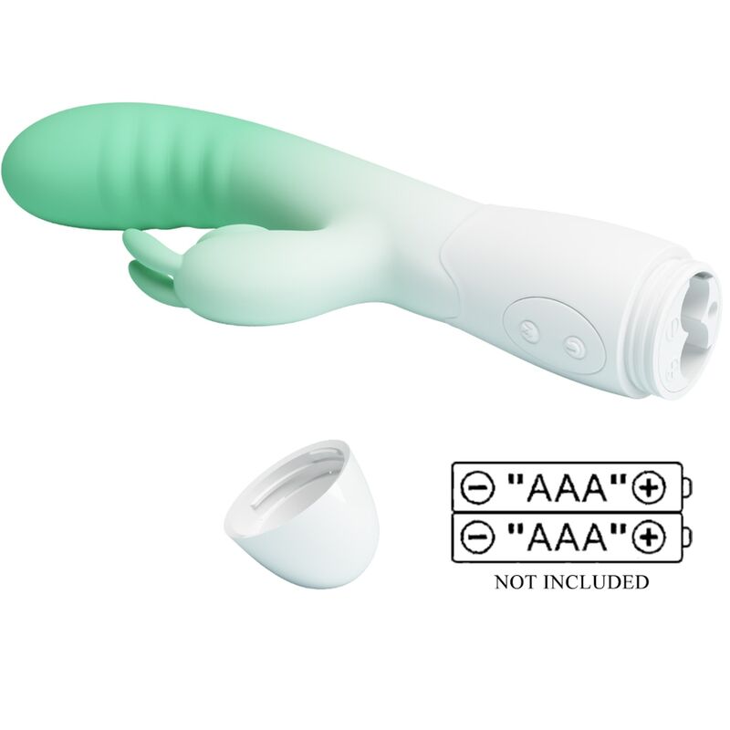 PRETTY LOVE - CERBERUS RABBIT VIBRATOR 3O VIBRATIONS GREEN - Amore24