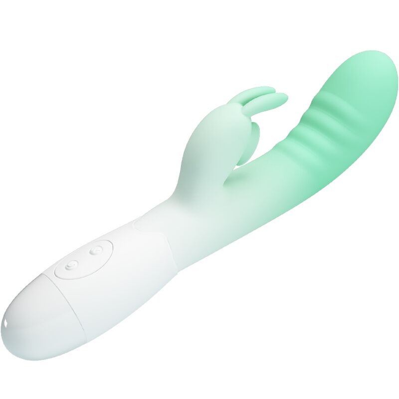 PRETTY LOVE - CERBERUS RABBIT VIBRATOR 3O VIBRATIONS GREEN - Amore24