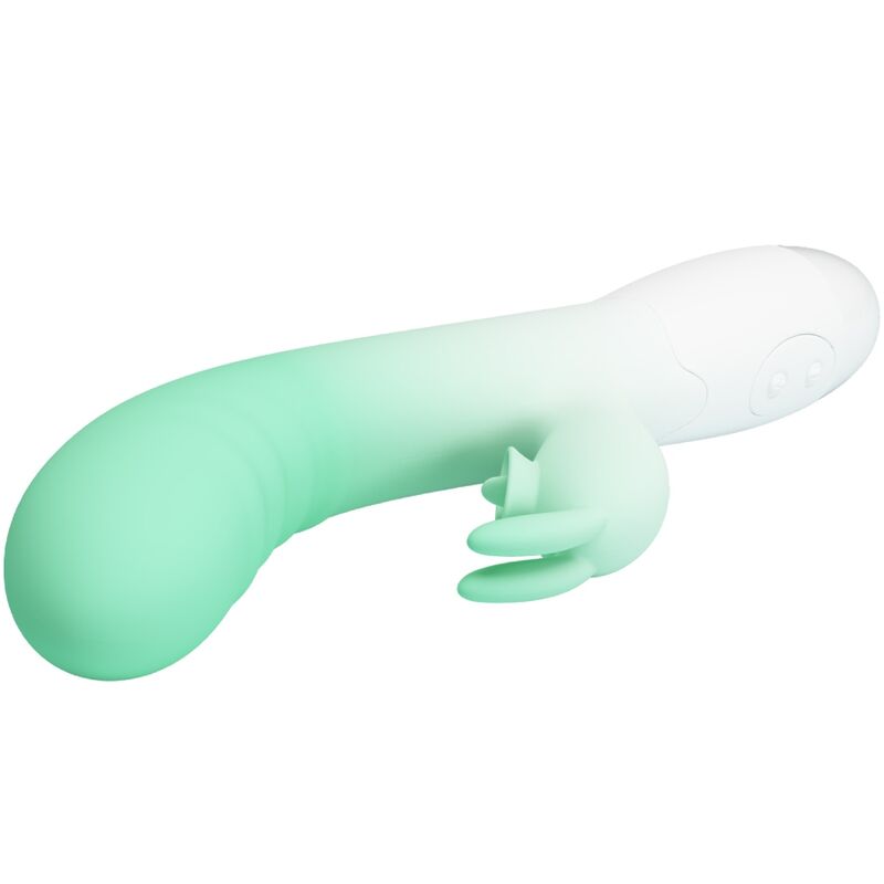PRETTY LOVE - CERBERUS RABBIT VIBRATOR 3O VIBRATIONS GREEN - Amore24