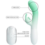 PRETTY LOVE - CERBERUS RABBIT VIBRATOR 3O VIBRATIONS GREEN - Amore24