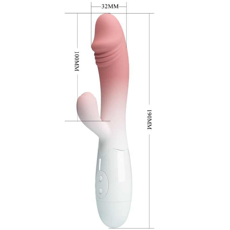 PRETTY LOVE - SNAPPY RABBIT VIBRATOR 30 VIBRATIONS PINK - Amore24