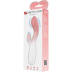 PRETTY LOVE - BRIGHTY G-SPOT VIBRATOR + CLITORIS STIMULATOR 30 VIBRATIONS PINK - Amore24