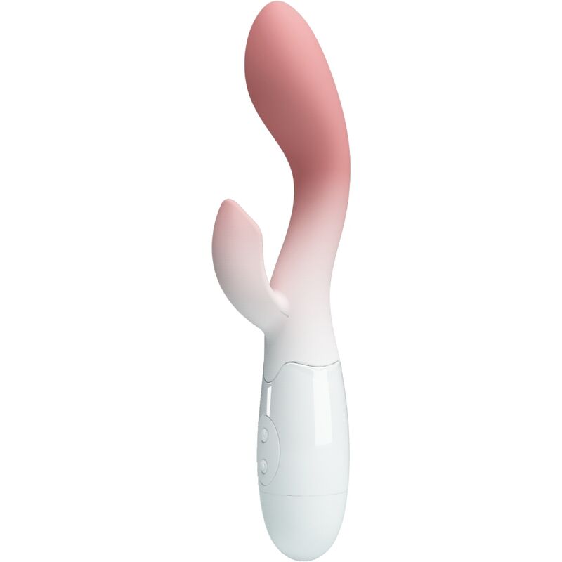 PRETTY LOVE - BRIGHTY G-SPOT VIBRATOR + CLITORIS STIMULATOR 30 VIBRATIONS PINK - Amore24