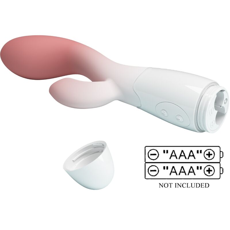 PRETTY LOVE - BRIGHTY G-SPOT VIBRATOR + CLITORIS STIMULATOR 30 VIBRATIONS PINK - Amore24