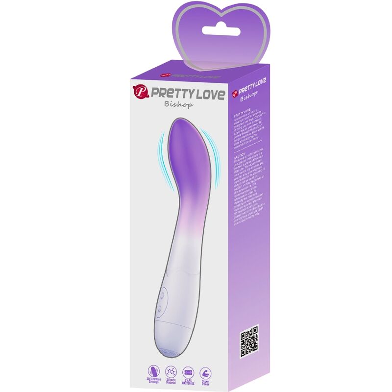 PRETTY LOVE - BISHOP G-SPOT VIBRATOR 30 VIBRATIONS PURPLE - Amore24