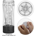 PRETTY LOVE - TAMARA MALE MASTURBATOR MULTI-SPEED VIBRATOR BLACK - Amore24