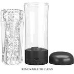 PRETTY LOVE - TAMARA MALE MASTURBATOR MULTI-SPEED VIBRATOR BLACK - Amore24