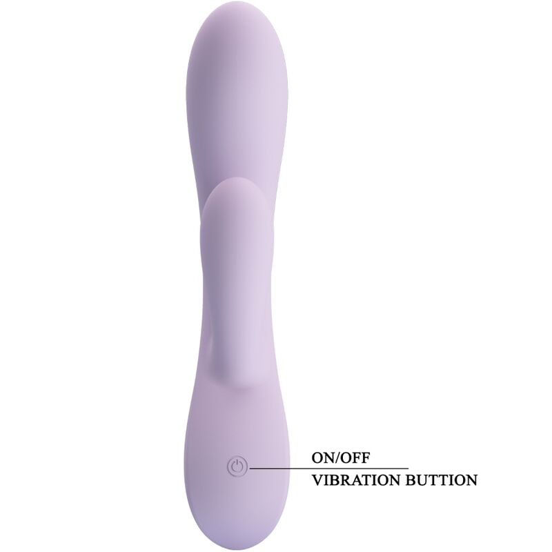 PRETTY LOVE - ROSOLYN RABBIT VIBRATOR 10 VIBRATIONS PURPLE - Amore24