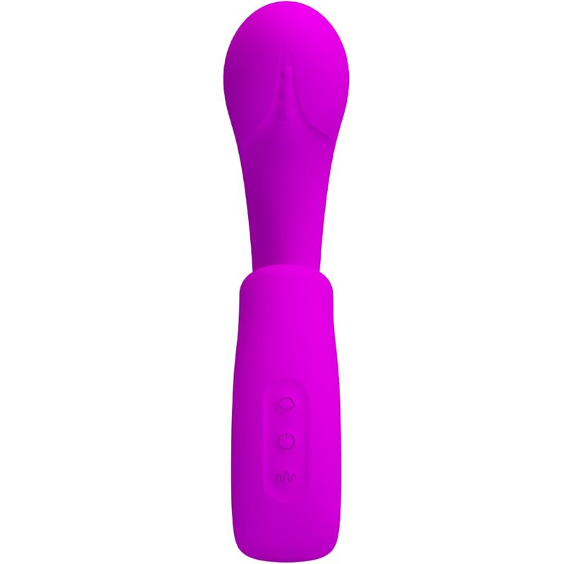 PRETTY LOVE - SIBEL SIBEL G-SPOT VIBRATOR + CLITORIS STIMULATOR 10 VIBRATIONS PURPLE - Amore24