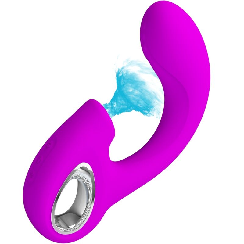 PRETTY LOVE - SIBEL SIBEL G-SPOT VIBRATOR + CLITORIS STIMULATOR 10 VIBRATIONS PURPLE - Amore24