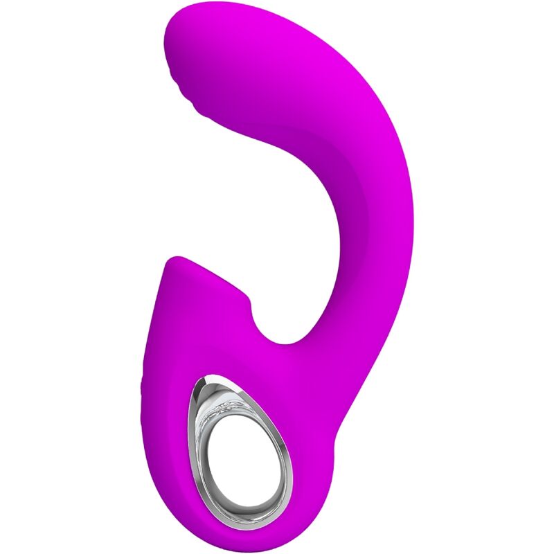 PRETTY LOVE - SIBEL SIBEL G-SPOT VIBRATOR + CLITORIS STIMULATOR 10 VIBRATIONS PURPLE - Amore24