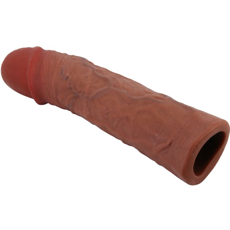 PRETTY LOVE - DEREK PENIS SLEEVE WITH 7.6 CM EXTENSION MULATTO - Amore24