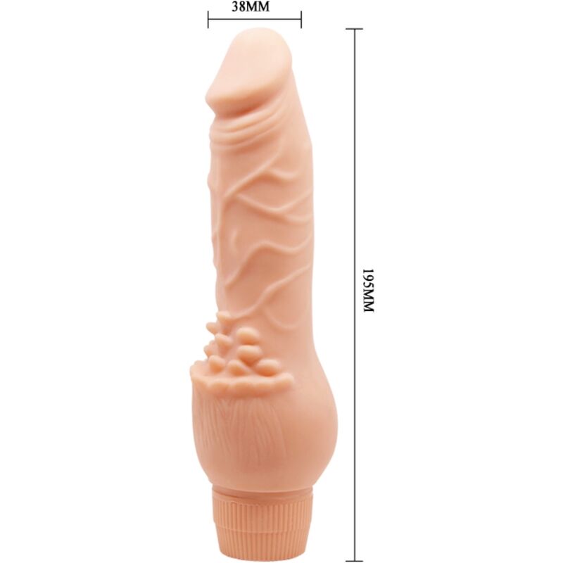 BAILE - BARBARA REALISTIC VIBRATOR 19.5 CM FLESH - Amore24