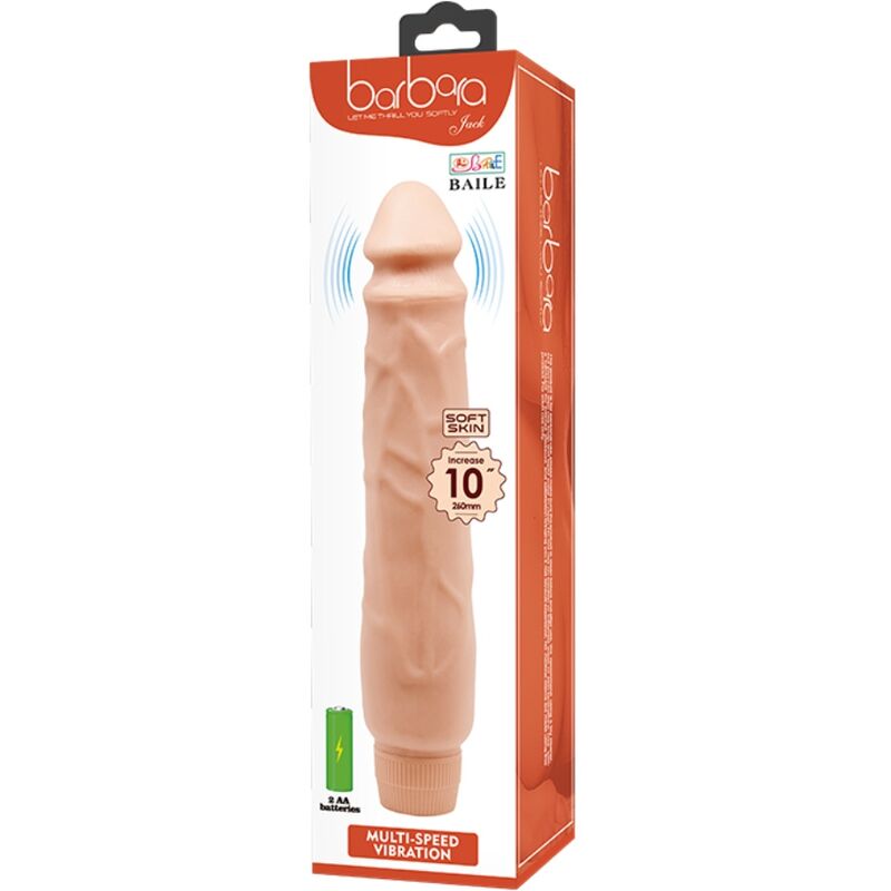 BAILE - JACK REALISTIC VIBRATOR 26 CM FLESH - Amore24