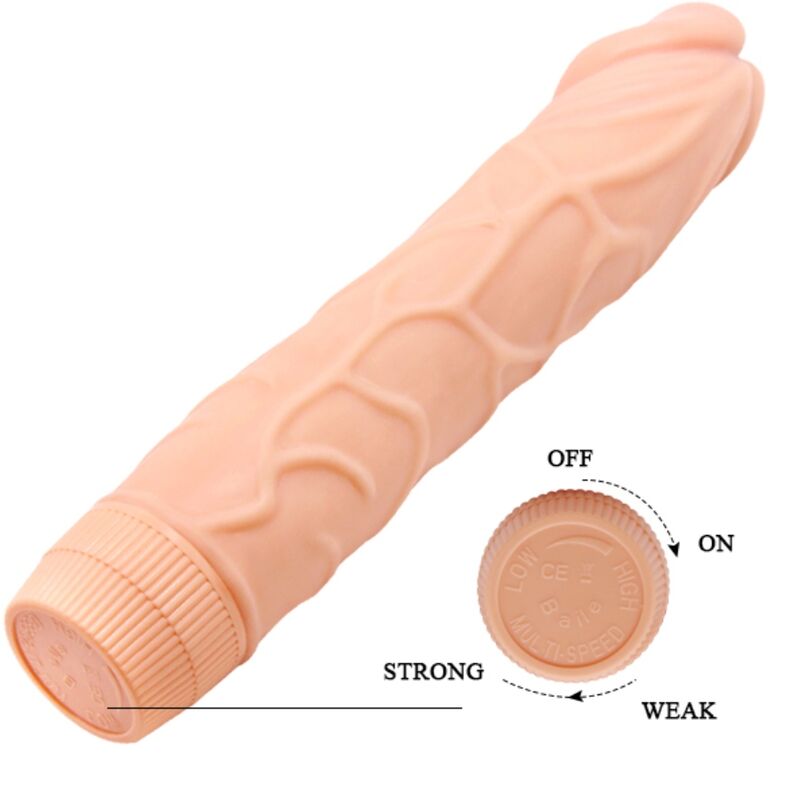 BAILE - BOB REALISTIC VIBRATOR 22.5 CM FLESH - Amore24