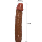 BAILE - BOB REALISTIC VIBRATOR 22.5 CM MULATTO - Amore24