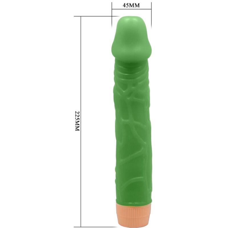BAILE - BILL REALISTIC VIBRATOR 22.5 CM GREEN - Amore24