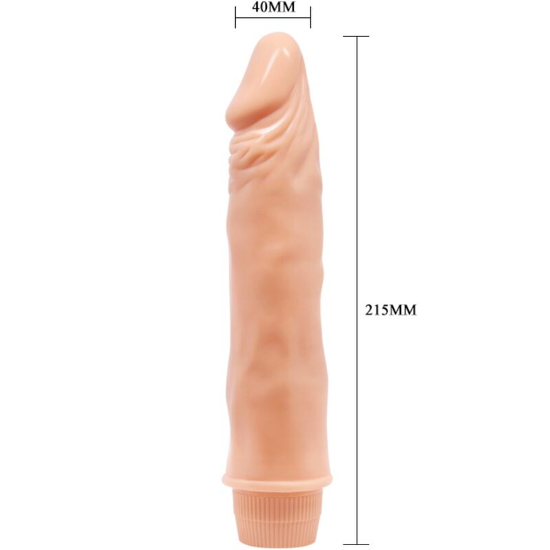 BAILE - DWARF REALISTIC VIBRATOR 21 CM FLESH - Amore24