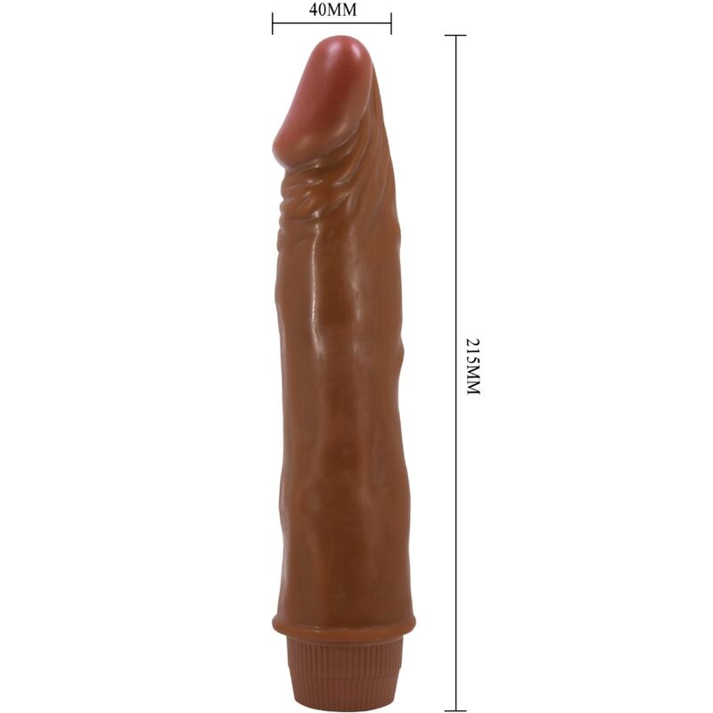 BAILE - DWARF REALISTIC VIBRATOR 21 CM MULATTO - Amore24