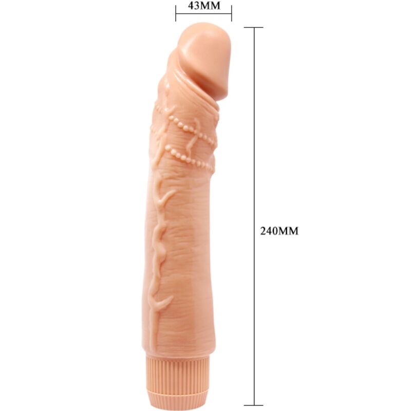 BAILE - DYBBUK REALISTIC VIBRATOR 24 CM FLESH - Amore24