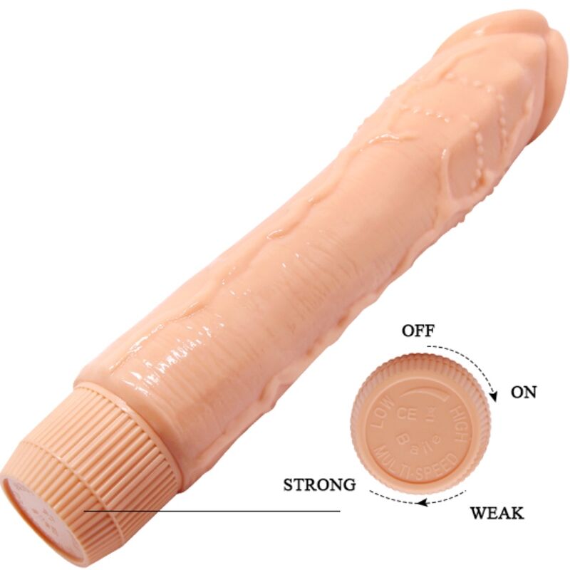 BAILE - DYBBUK REALISTIC VIBRATOR 24 CM FLESH - Amore24