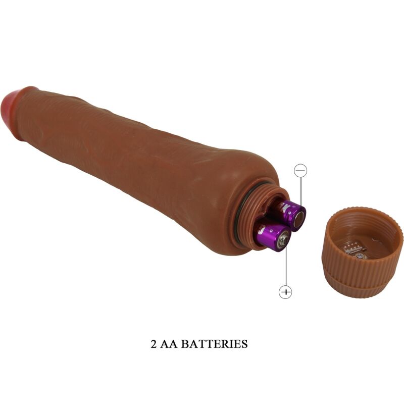 BAILE - DRYAD REALISTIC VIBRATOR 25 CM MULATTO - Amore24