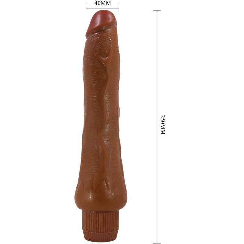 BAILE - DRYAD REALISTIC VIBRATOR 25 CM MULATTO - Amore24