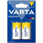 VARTA - ENERGY ALKALINE BATTERY C LR14 BLISTER*2 - Amore24