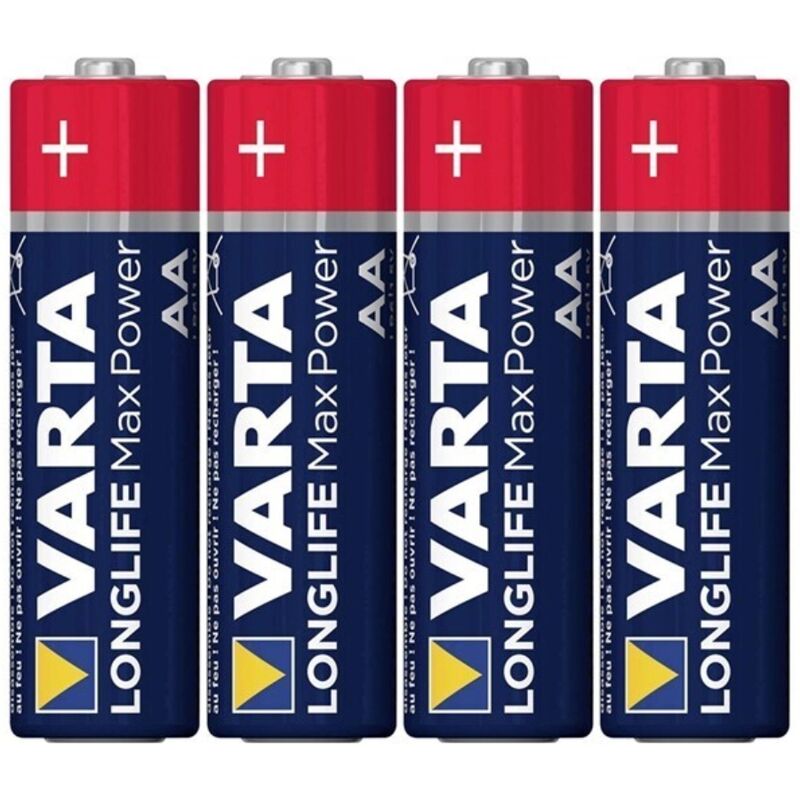 VARTA - MAX POWER ALKALINE AA LR6 RETRACTABLE BATTERY*4 - Amore24