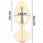 KINK -  PLUG ANAL GOLD ROSE RED SIZE L - Amore24