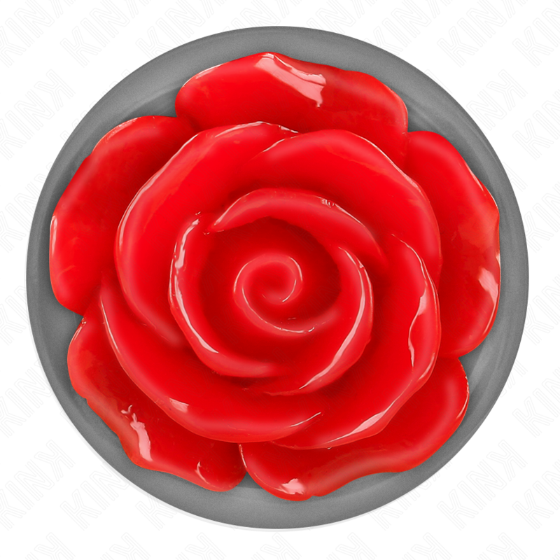 KINK - PLUG ANAL ROSE RED SIZE M - Amore24