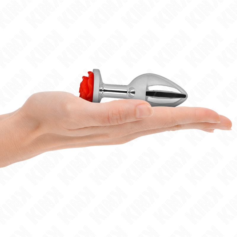KINK - PLUG ANAL ROSE RED SIZE M - Amore24