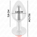 KINK - PLUG ANAL ROSE RED SIZE L - Amore24