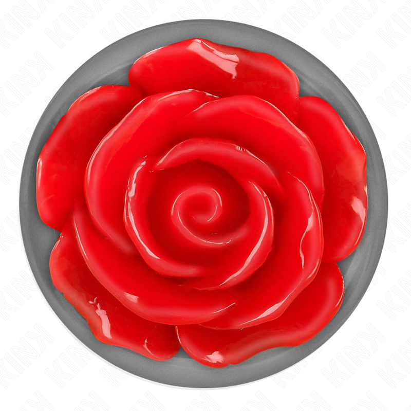 KINK - PLUG ANAL ROSE RED SIZE L - Amore24