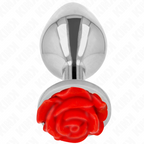 KINK - PLUG ANAL ROSE RED SIZE L - Amore24