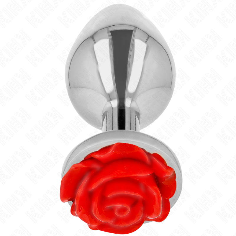 KINK - PLUG ANAL ROSE RED SIZE L - Amore24