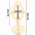 KINK -  PLUG ANAL GOLD ROSE RED SIZE S - Amore24
