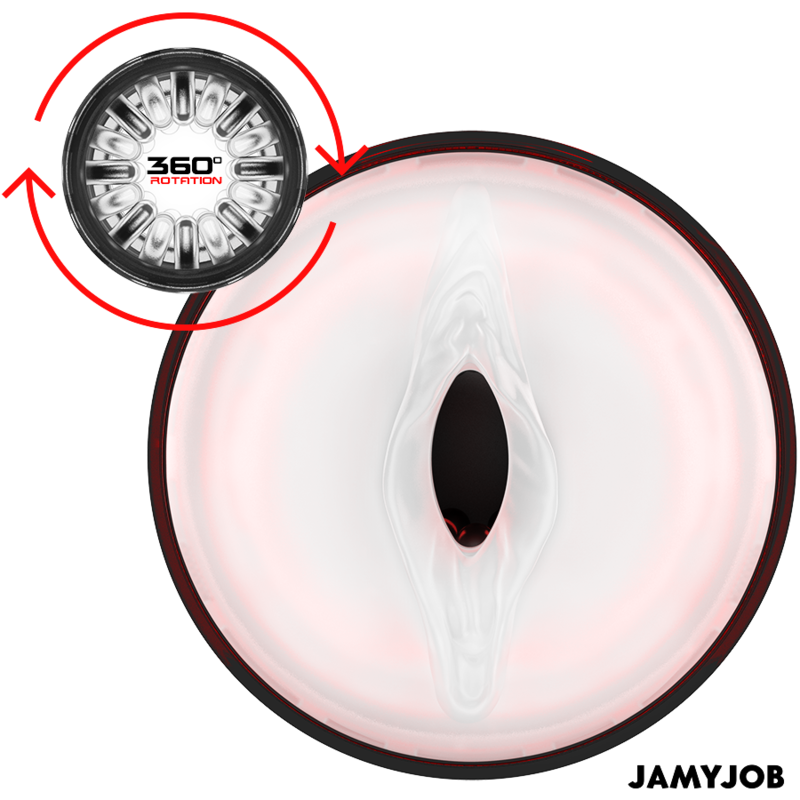 JAMYJOB - STORM AUTOMATIC VAGINA MASTURBATOR 10 ROTATION AND THRUST MODES - Amore24