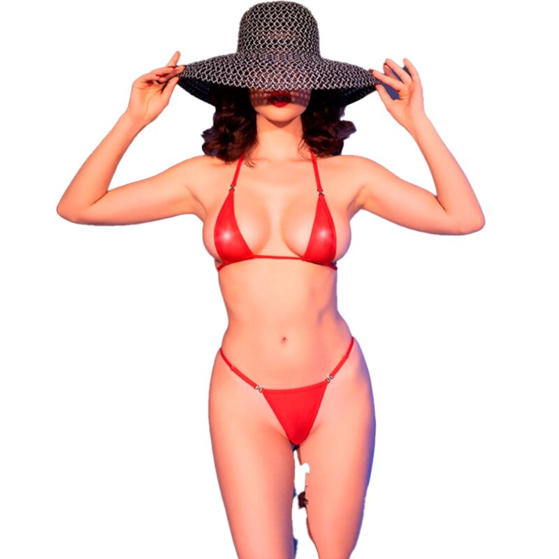 CHILIROSE - CR 4840 MICRO BIKINI RED S/M - Amore24