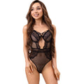 LIVCO CORSETTI FASHION - PAULA LC 20209 BODY WITH LACE DECORATIONS BLACK L/XL - Amore24