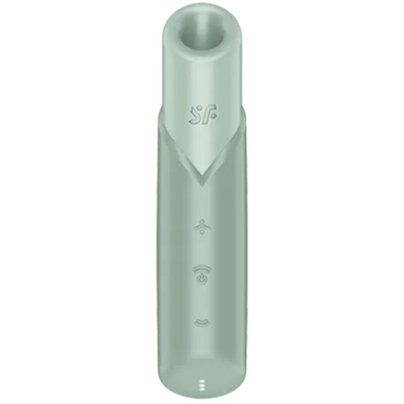 SATISFYER - NAUGHTY KISS WAVE CLITORIS STIMULATOR AQUAMARINE - Amore24